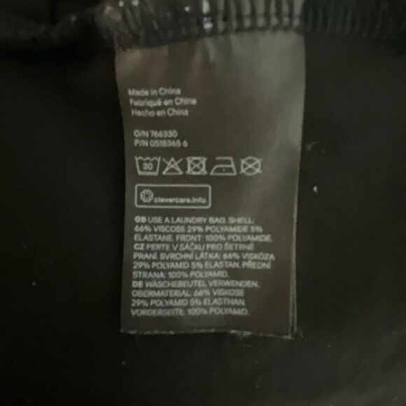 Boho Crochet Front Cropped High Neck Top Black L - Picture 8 of 9